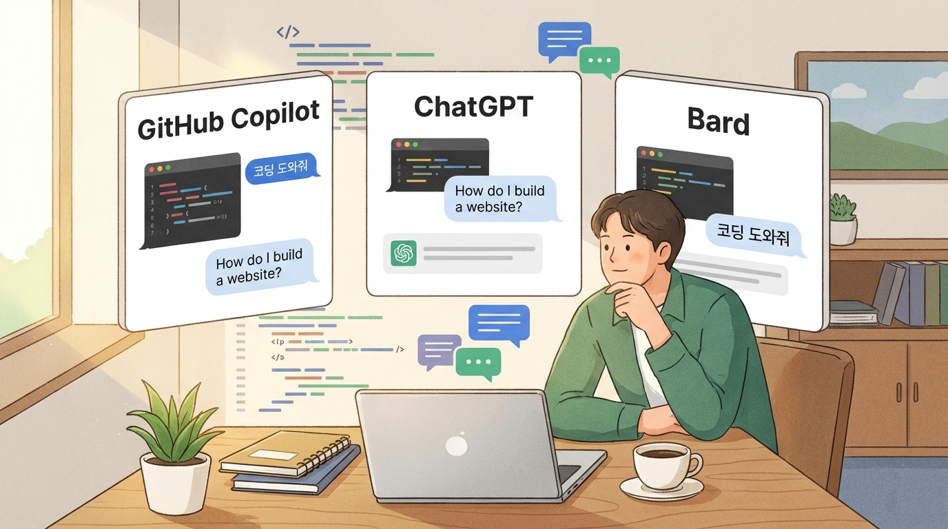AI 코딩 도구 선택 중간 이미지