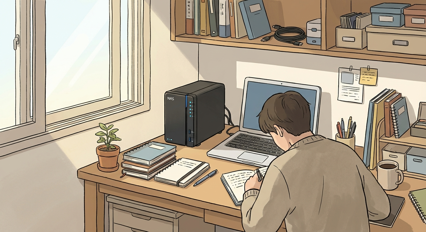 가장의 디지털 영토 03. 나만의 작업실은 어떻게 만들어졌나 — NAS, 자동화, 그리고 조금씩 바뀐 일상