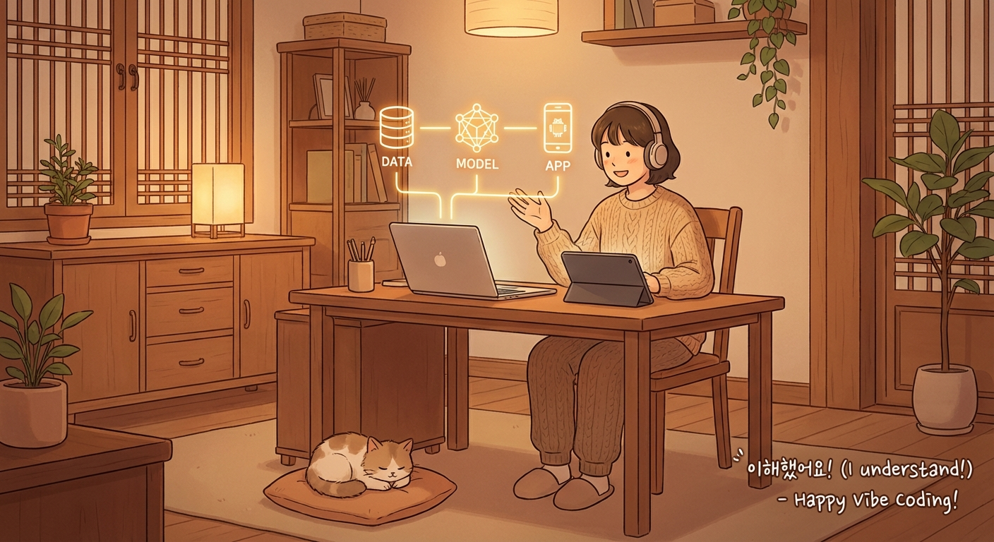 도구 연결 개념을 이해하고 자신감을 얻는 사용자 일러스트