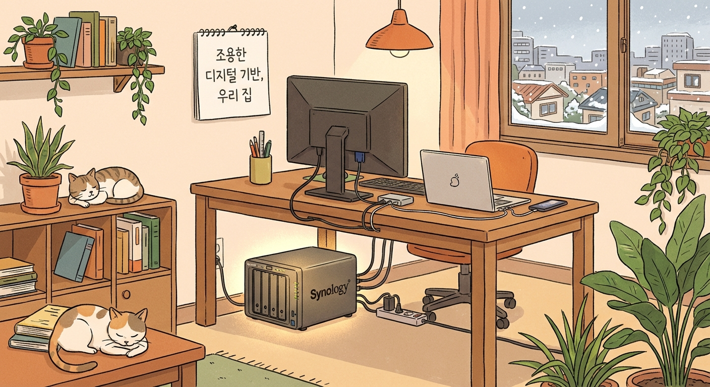 가장의 디지털 영토 05. 시놀로지를 오래 쓰다 보니 저장장치보다 ‘기반’처럼 느껴졌다